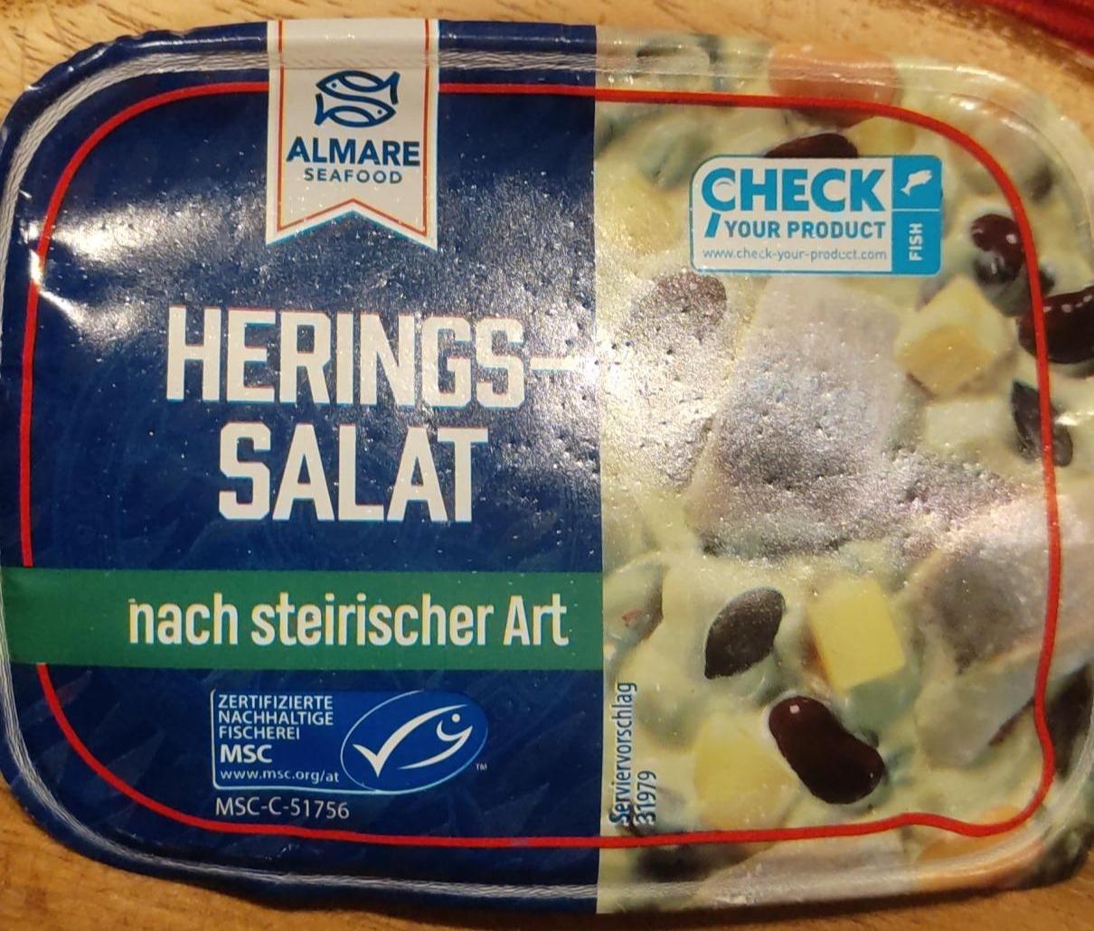 Fotografie - Herings-salat nach steirischer Art Almare Seafood
