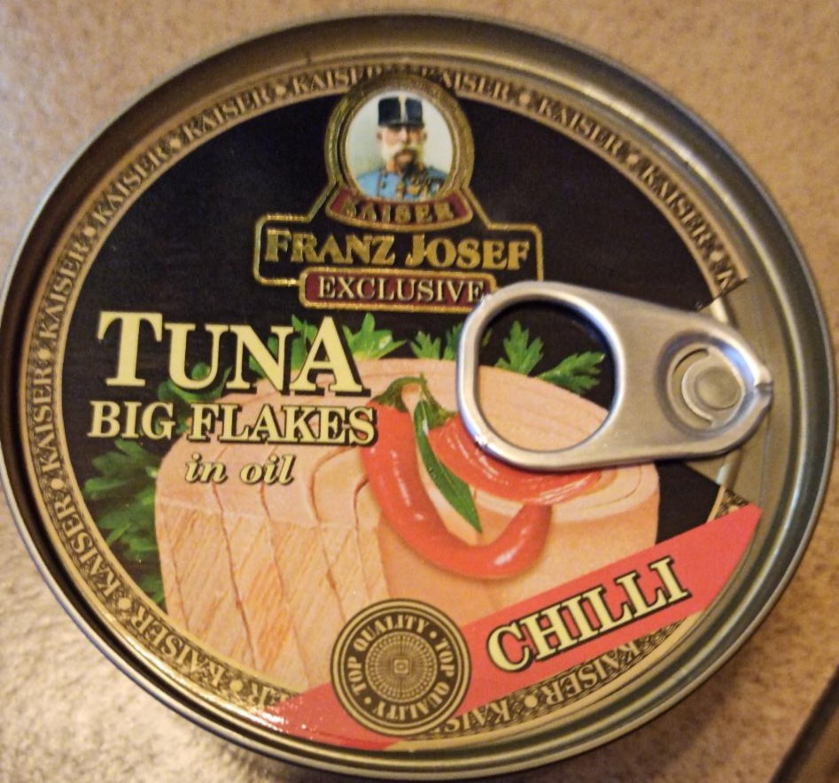 Fotografie - Tuna Big Flakes in Oil Chilli Kaiser Franz Josef