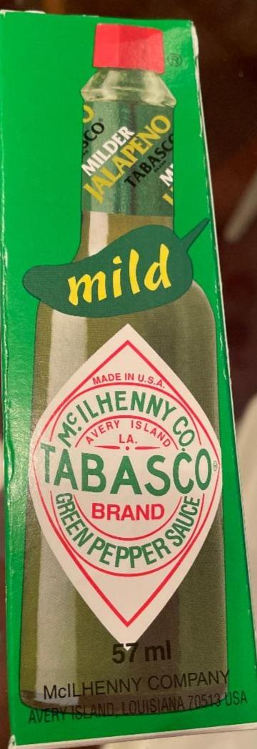 Fotografie - Tabasco Green Pepper Sauce mild McIlhenny Co.
