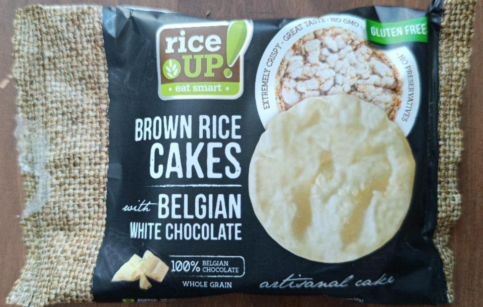 Fotografie - Rice-up Brown Rice Cakes with Belgian White Chocolate