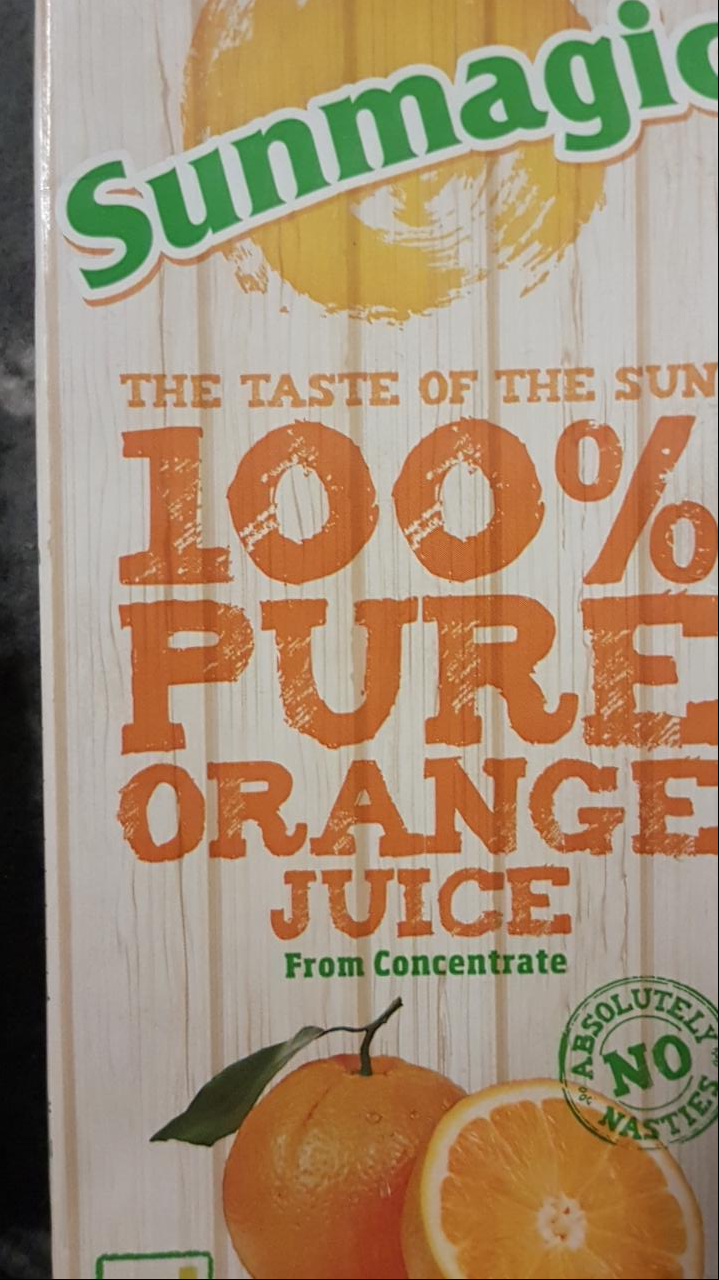 Fotografie - Sunmagic 100% pomerančový džus