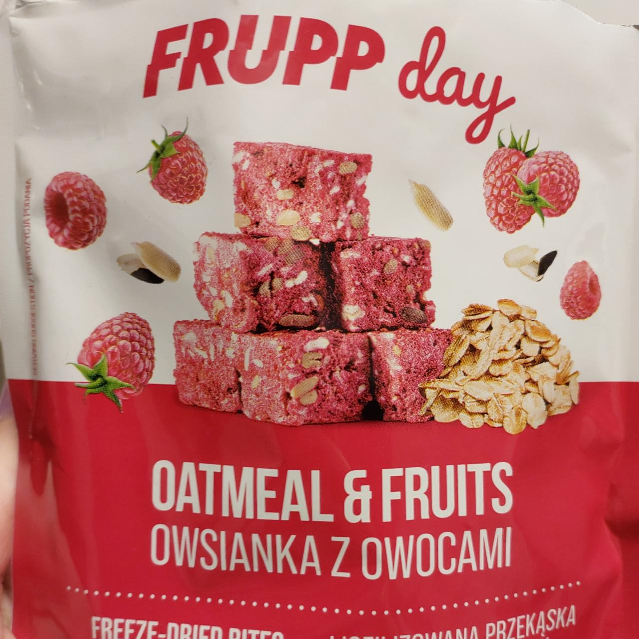 Fotografie - Oatmeal & Fruits Malina i Słonecznik Frupp day