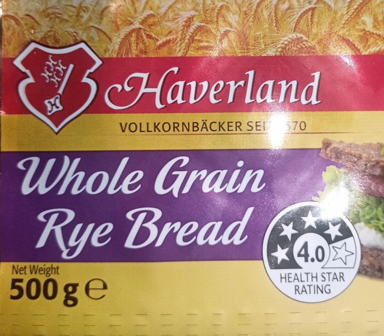 Fotografie - Whole Grain Rye Bread Haverland
