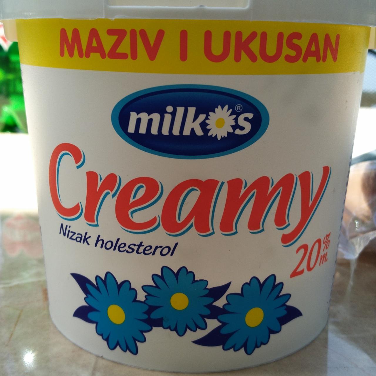 Fotografie - Creamy nizak holesterol 20% Milkos