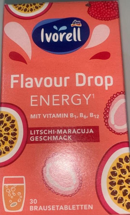 Fotografie - Flavour Drop Energy Litschi-Maracuja-Geschmack Ivorell