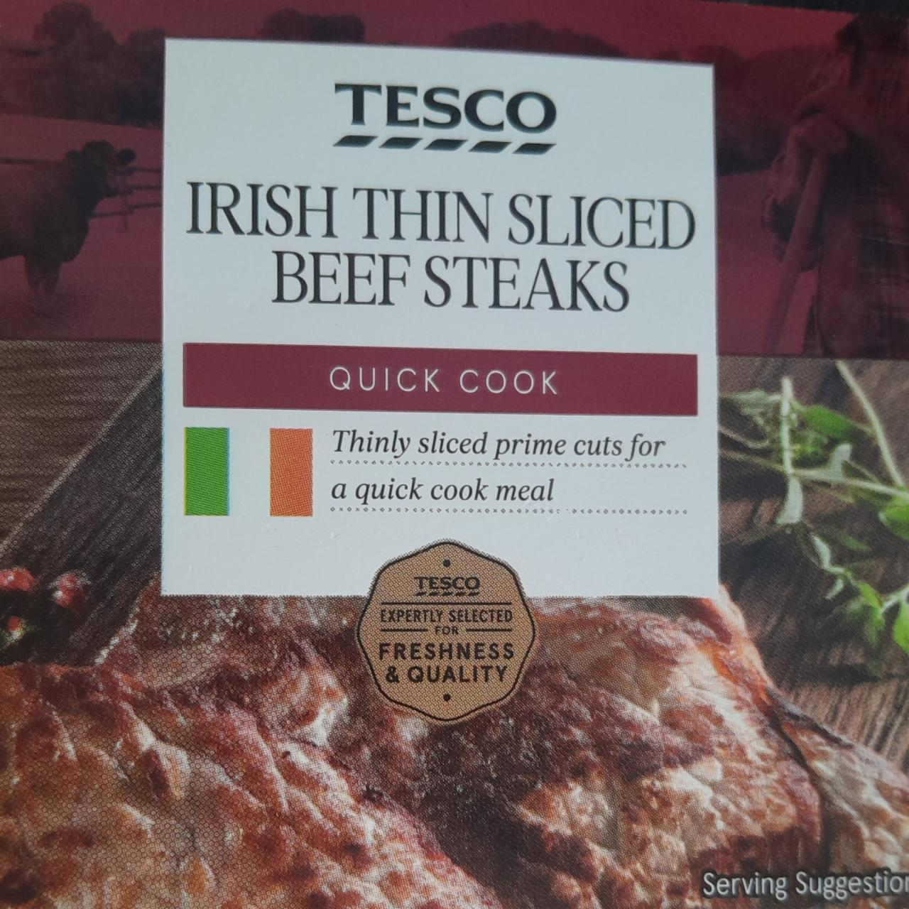 Fotografie - Irish Thin Sliced Beef Steaks Tesco