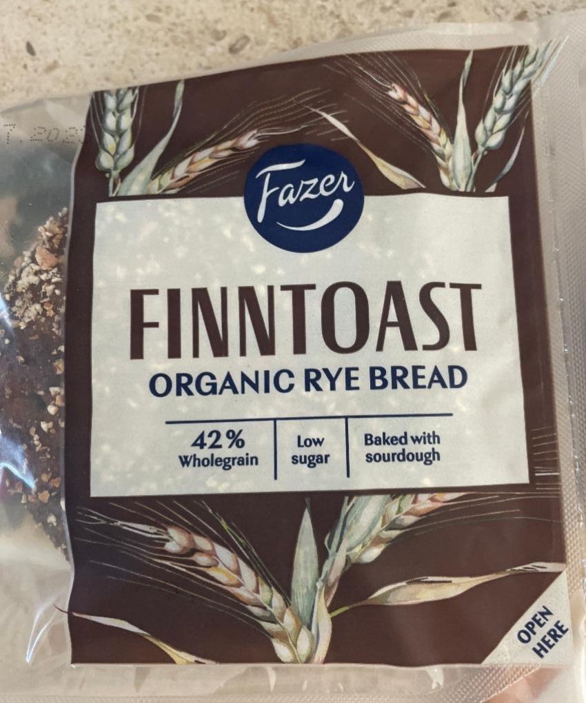 Fotografie - Finntoast Organic Rye Bread Fazer