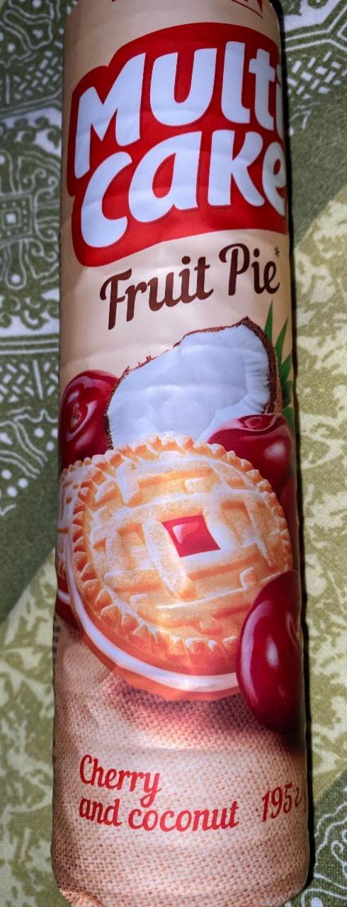 Fotografie - Multi cake fruit Pie kokos višeň