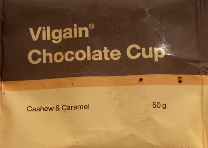 Fotografie - vilgain chocolate cup cashew caramel