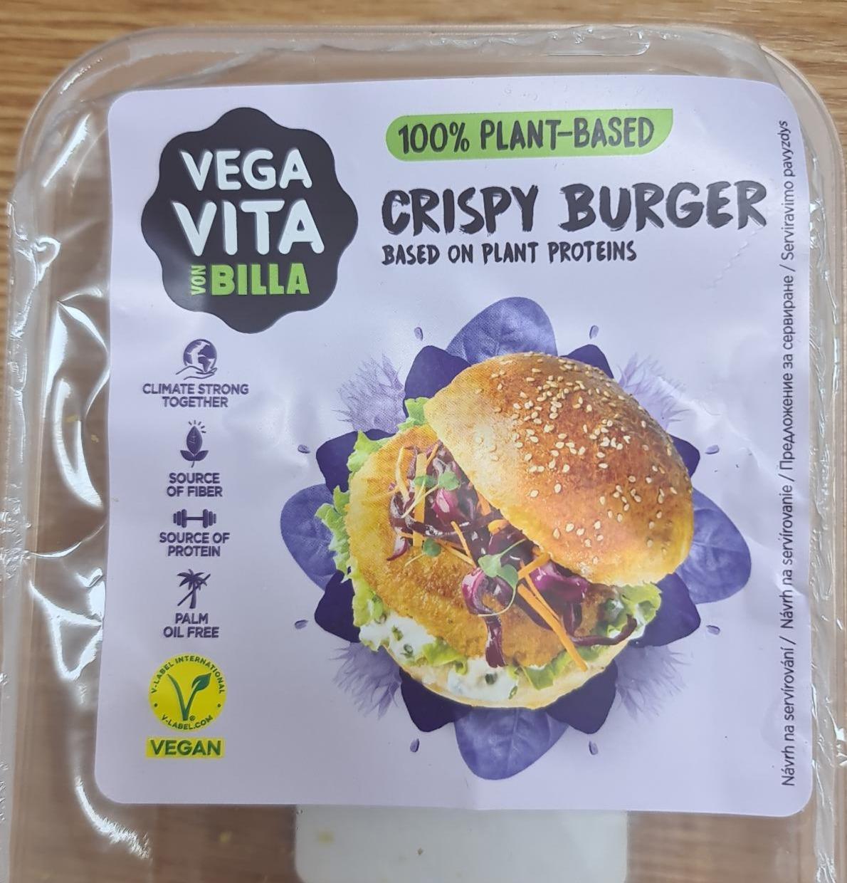 Fotografie - Crispy burger based on plant proteins Vega Vita von Billa