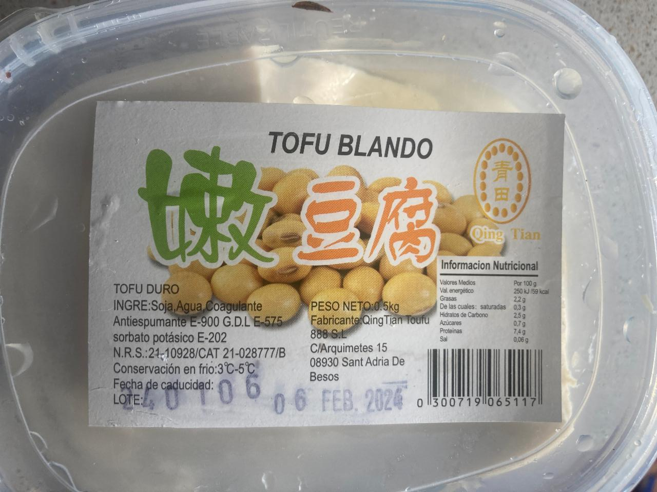 Fotografie - Tofu blando Qing Tian