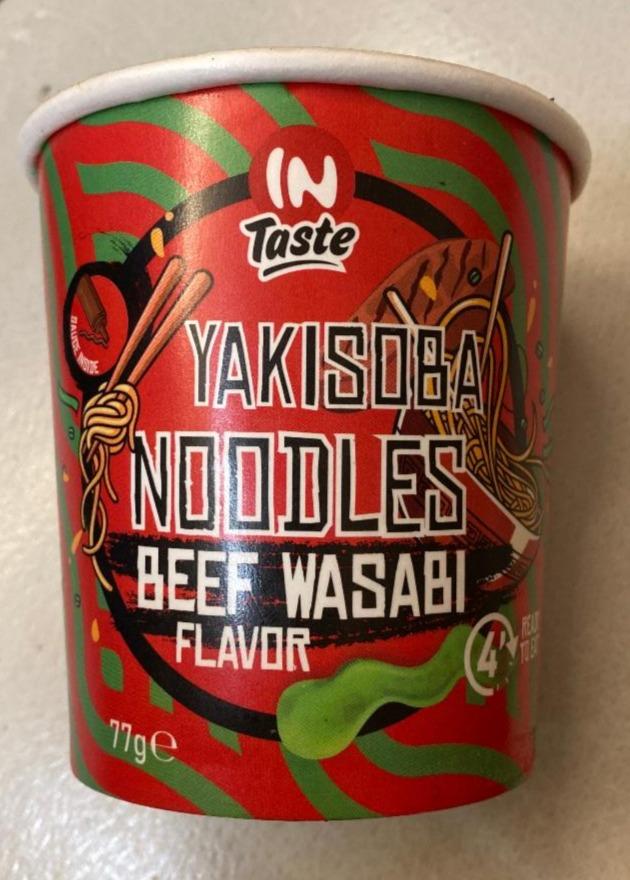 Fotografie - Yakisoba noodles Beef Wasabi flavor IN Taste