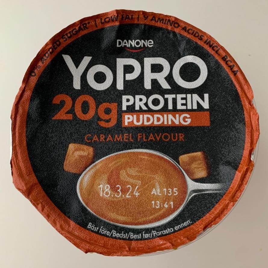 Fotografie - YoPro 20g Protein Pudding Caramel Flavour Danone