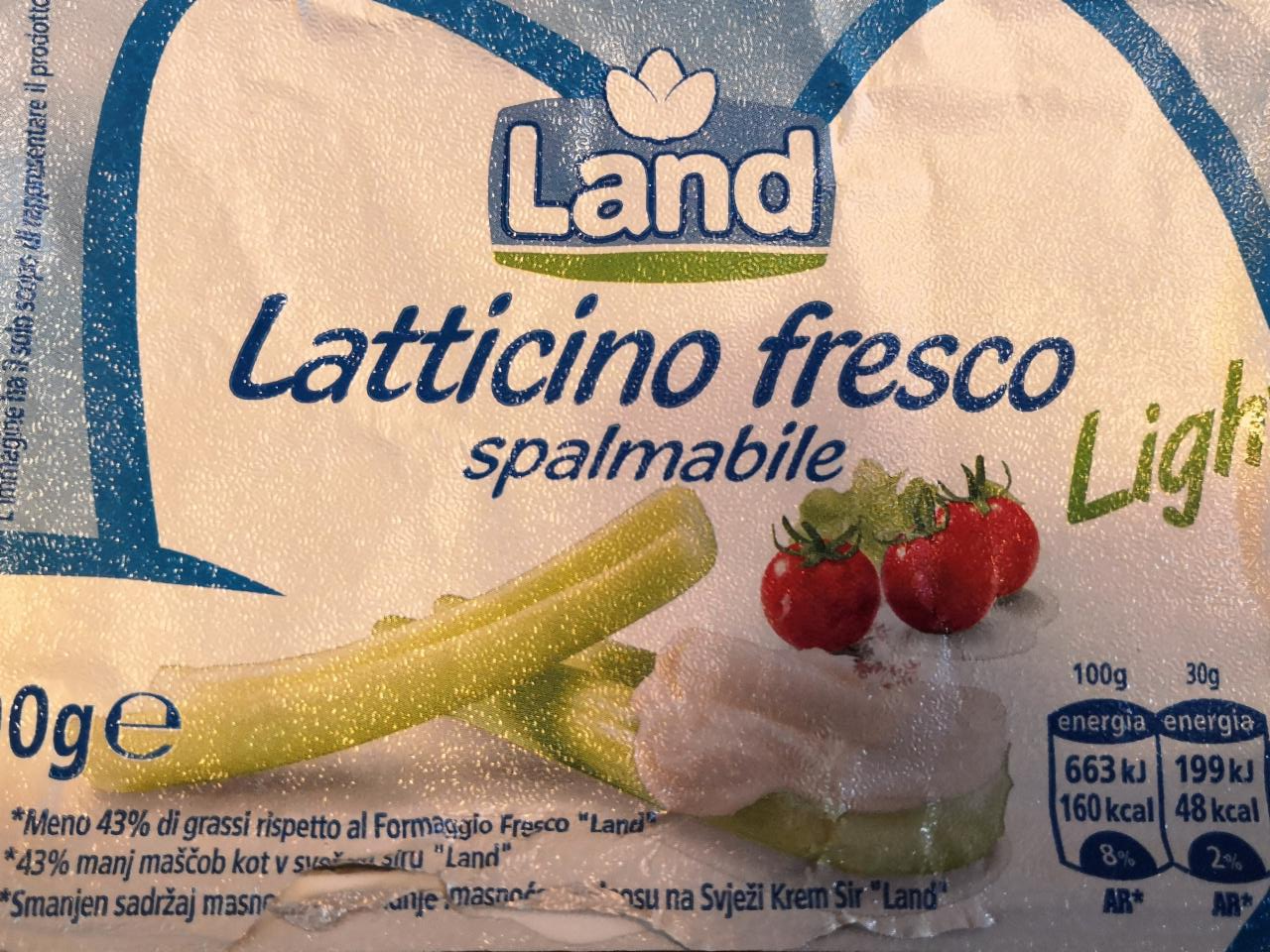 Fotografie - Latticino fresco spalmabile Light Land