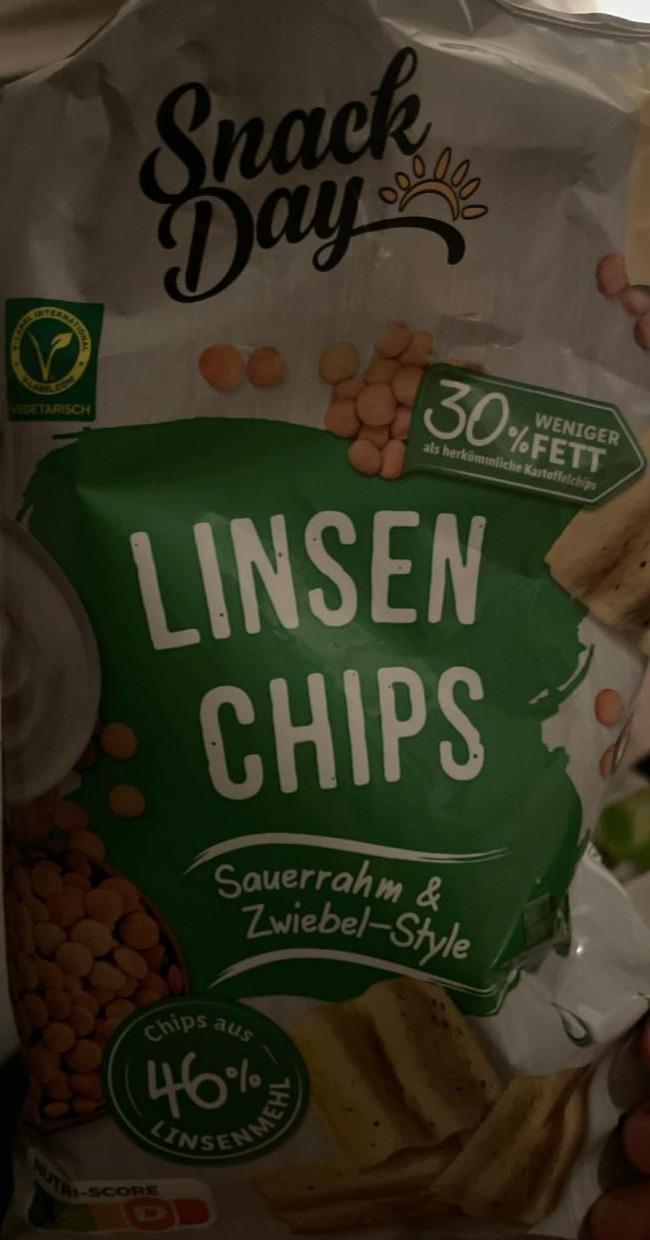 Fotografie - Linsen Chips Sauerrahm & Zwiebel-Style Snack Day