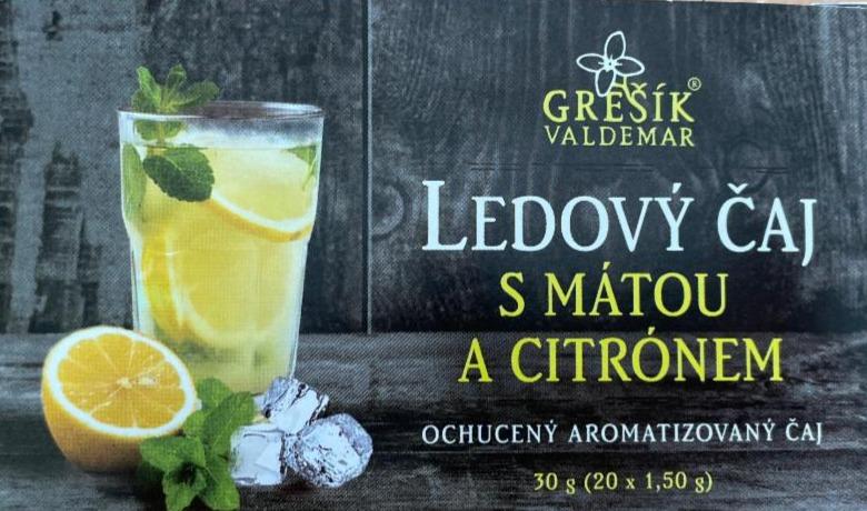 Fotografie - Ledový čaj s mátou a citronem Grešík Valdemar