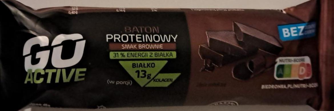 Fotografie - Baton proteinowy Brownie Go Active