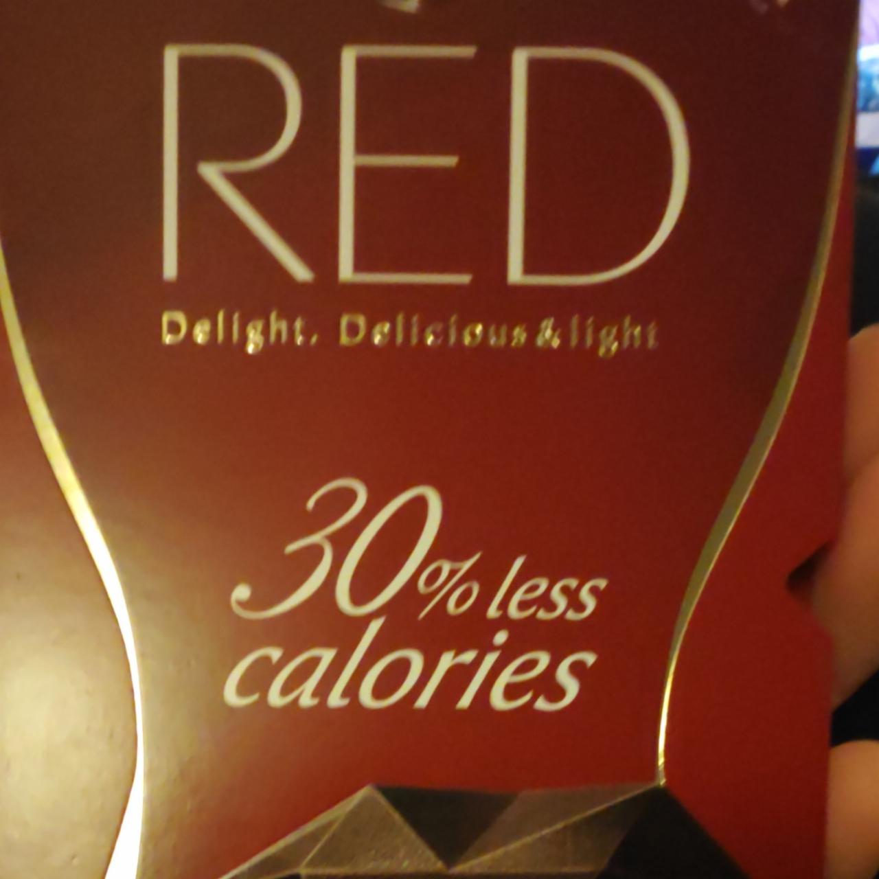 Fotografie - Extra Dark Chocolate 30% less calories RED