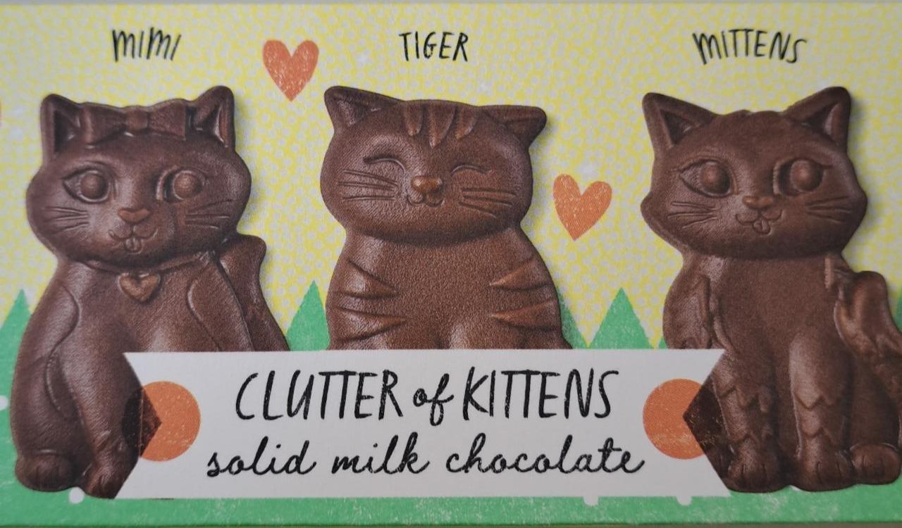 Fotografie - Clutter of kittens solid milk chocolate M&S Food