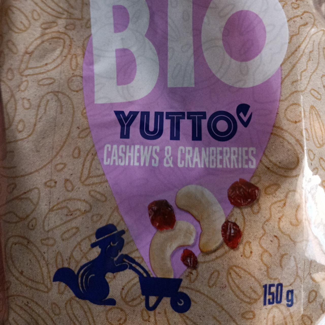 Fotografie - Bio Cashews & cranberries Yutto