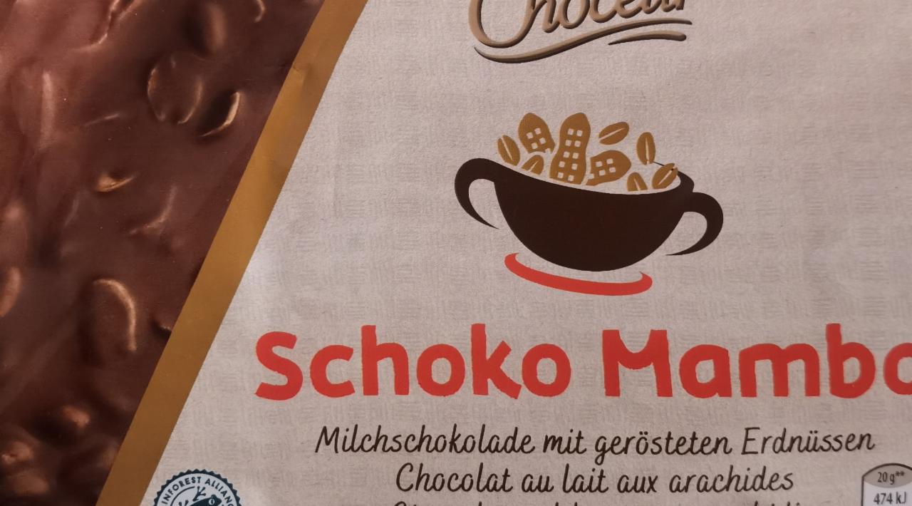 Fotografie - Schoko Mambo Milchschokolade mit gerösteten Erdnüssen Choceur