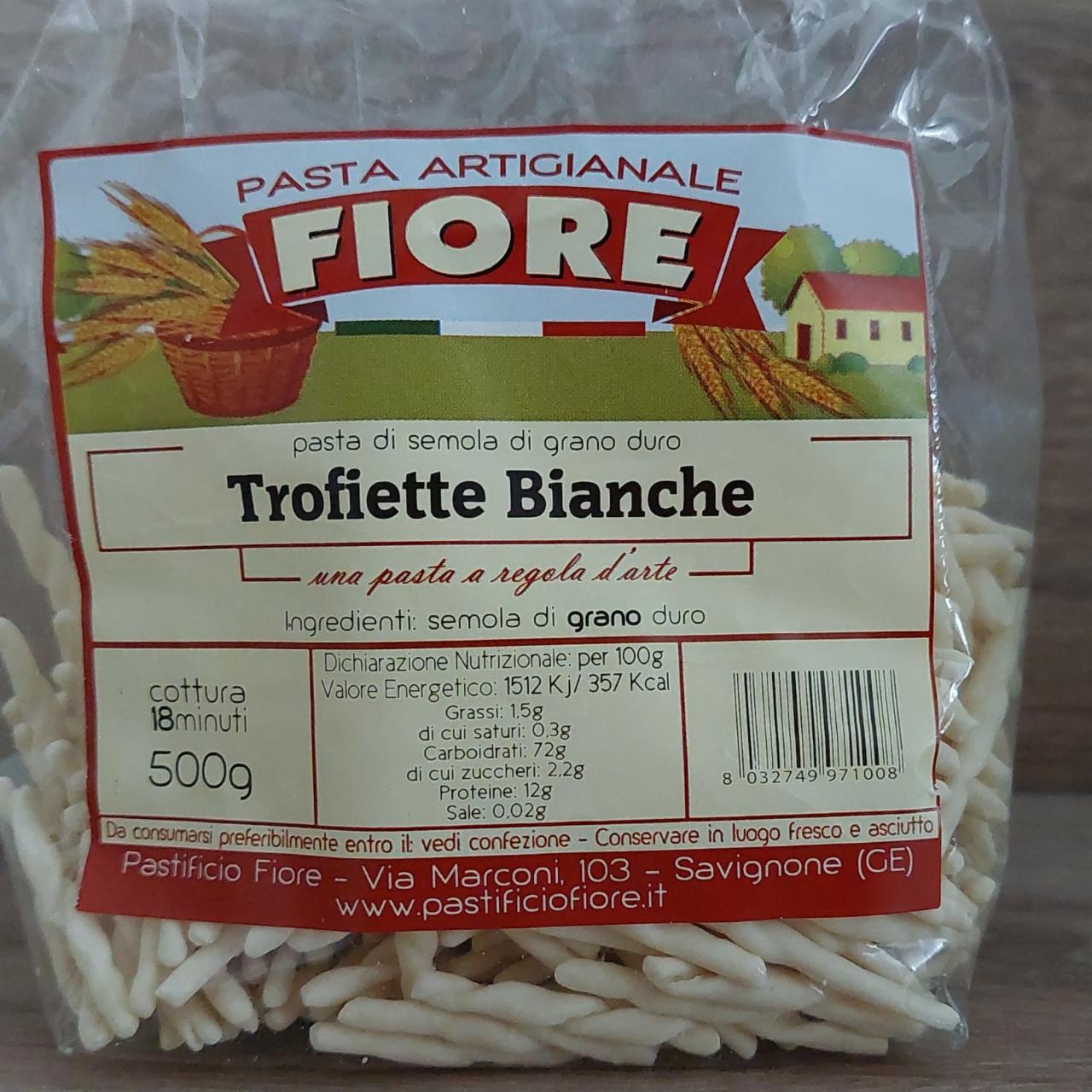 Fotografie - Trofiette Bianche Pasta Artigianale Fiore
