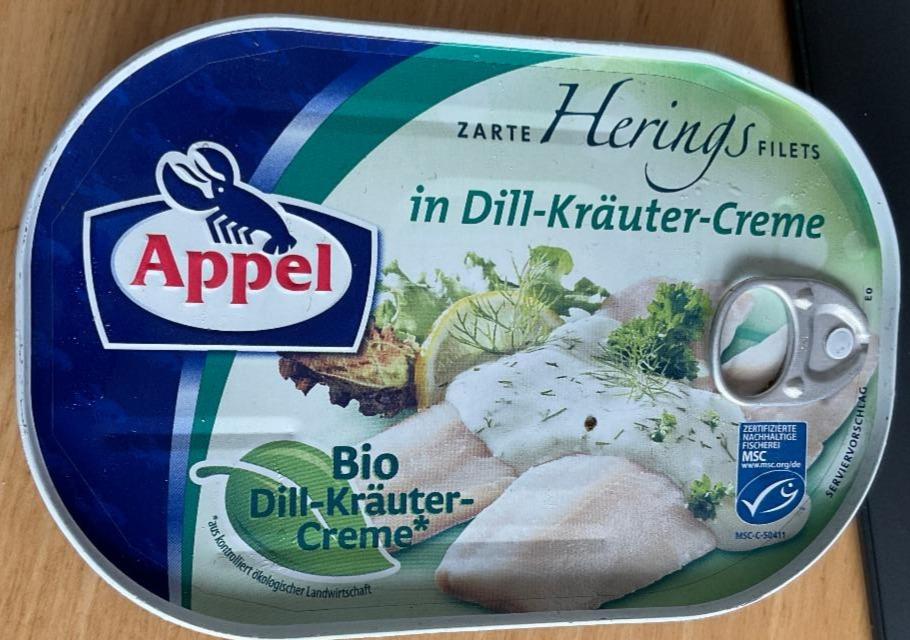 Fotografie - Zarte Herings Filets in Dill-Kräuter-Creme Appel