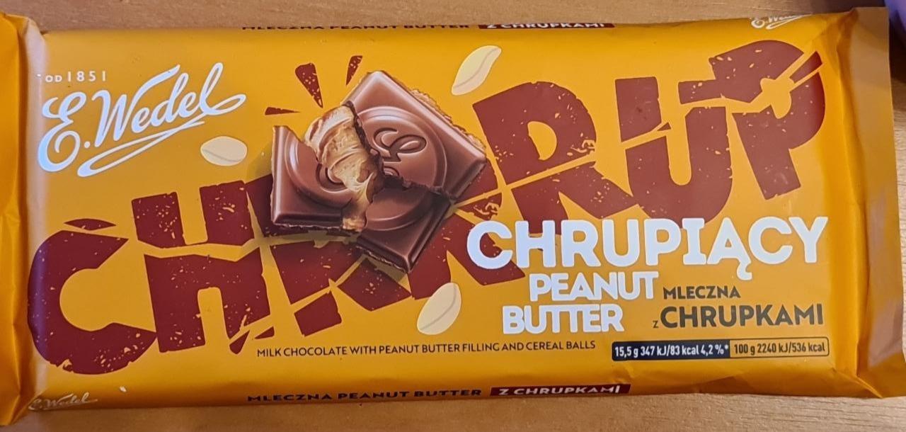 Fotografie - Chrrrup mleczna peanut butter z chrupkami E.Wedel