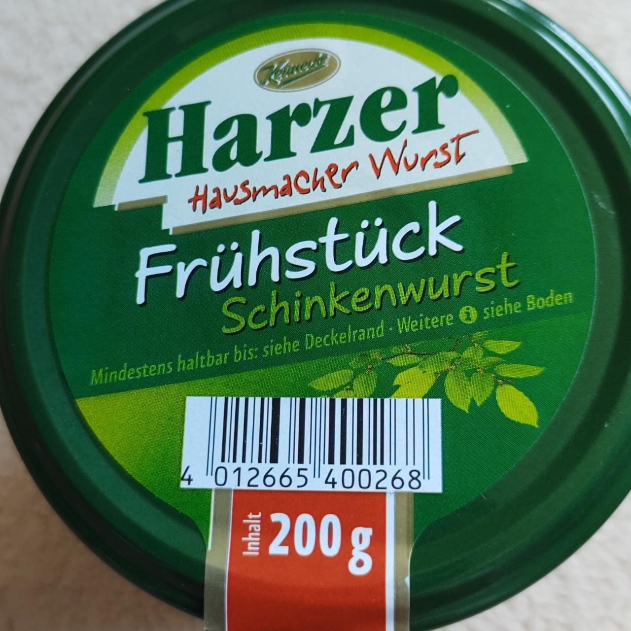 Fotografie - Frühstück Schinkenwurst Harzer