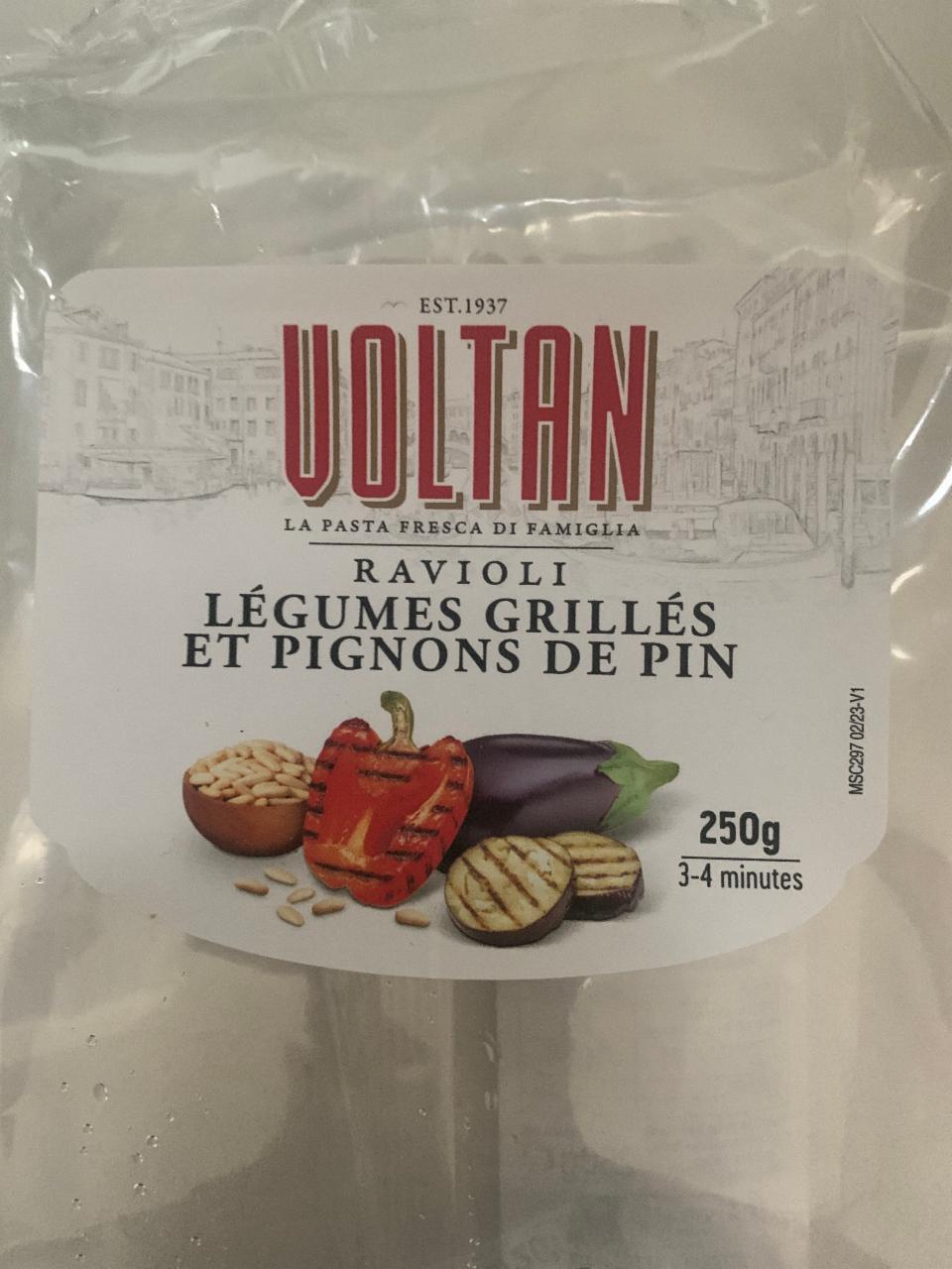 Fotografie - Ravioli légumes grillés et pignons de pin Voltan