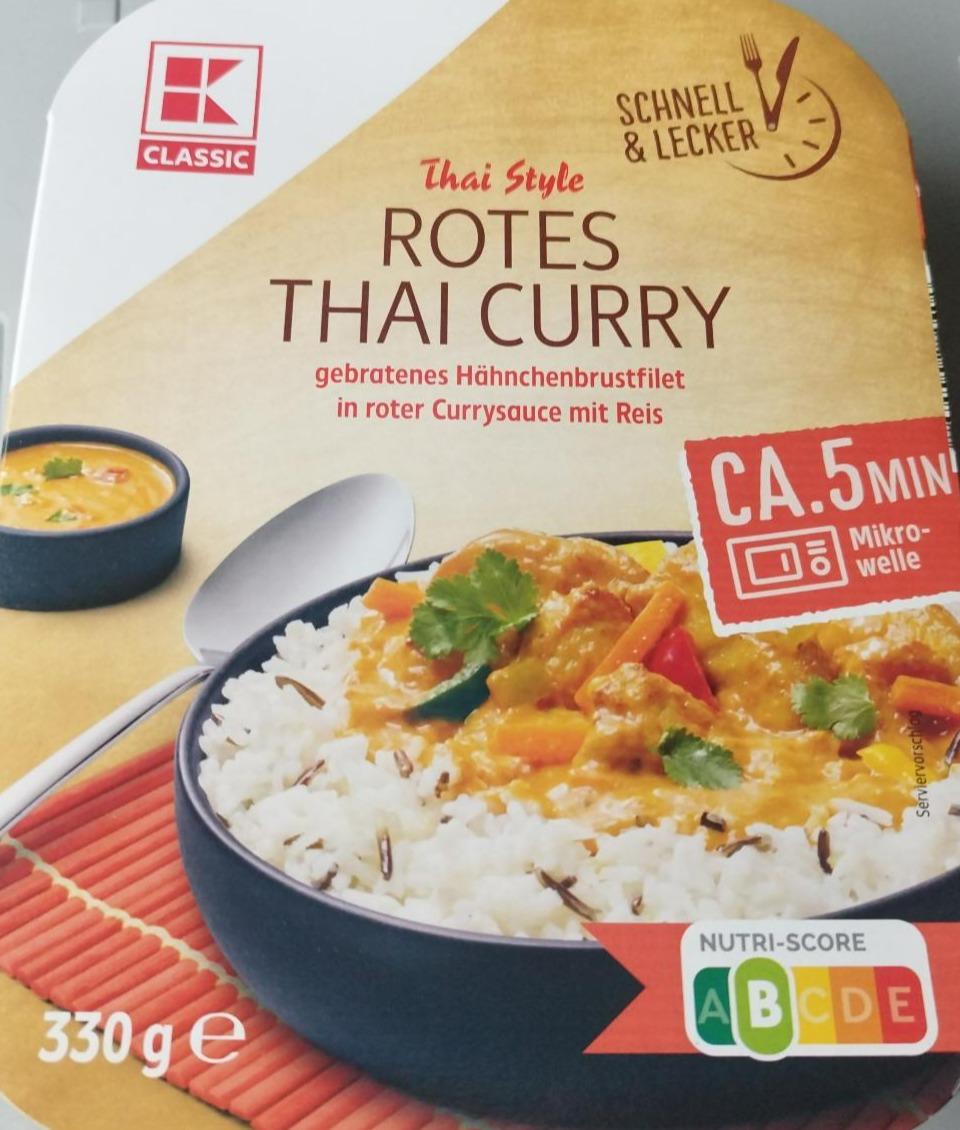 Fotografie - Rotes Thai Curry K-Classic