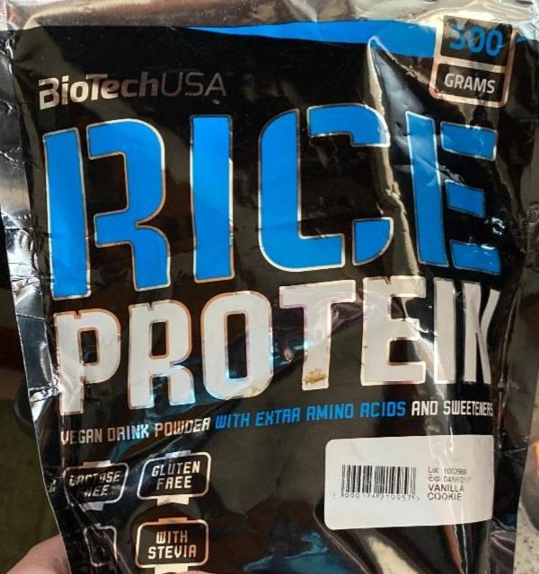 Fotografie - Rice Protein Vanilla Cookie BioTechUSA