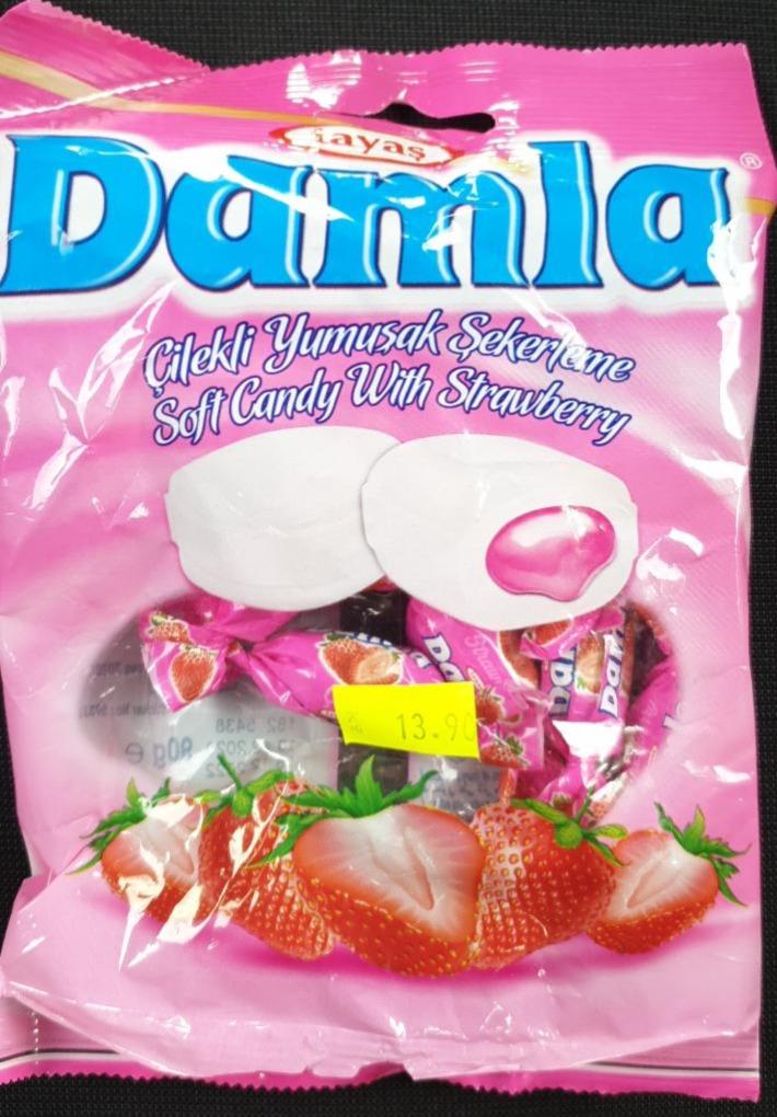 Fotografie - Damla soft candy with strawberry (jahoda) Tayas