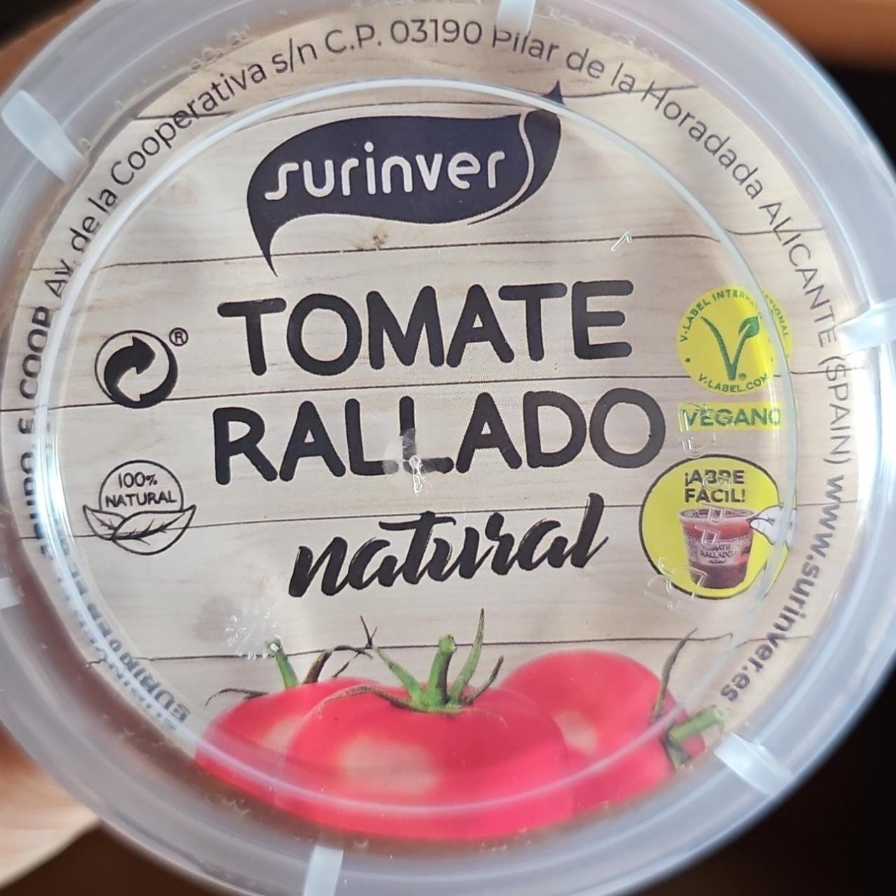 Fotografie - Tomate rallado natural Surinver