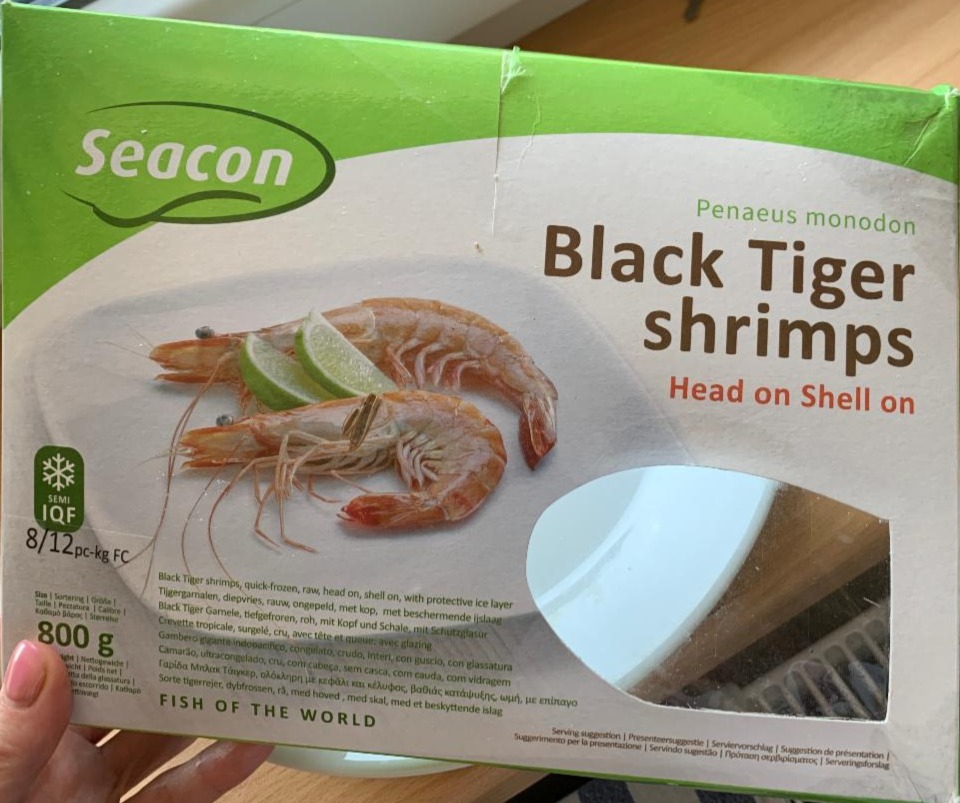 Fotografie - Black Tiger shrimps Seacon