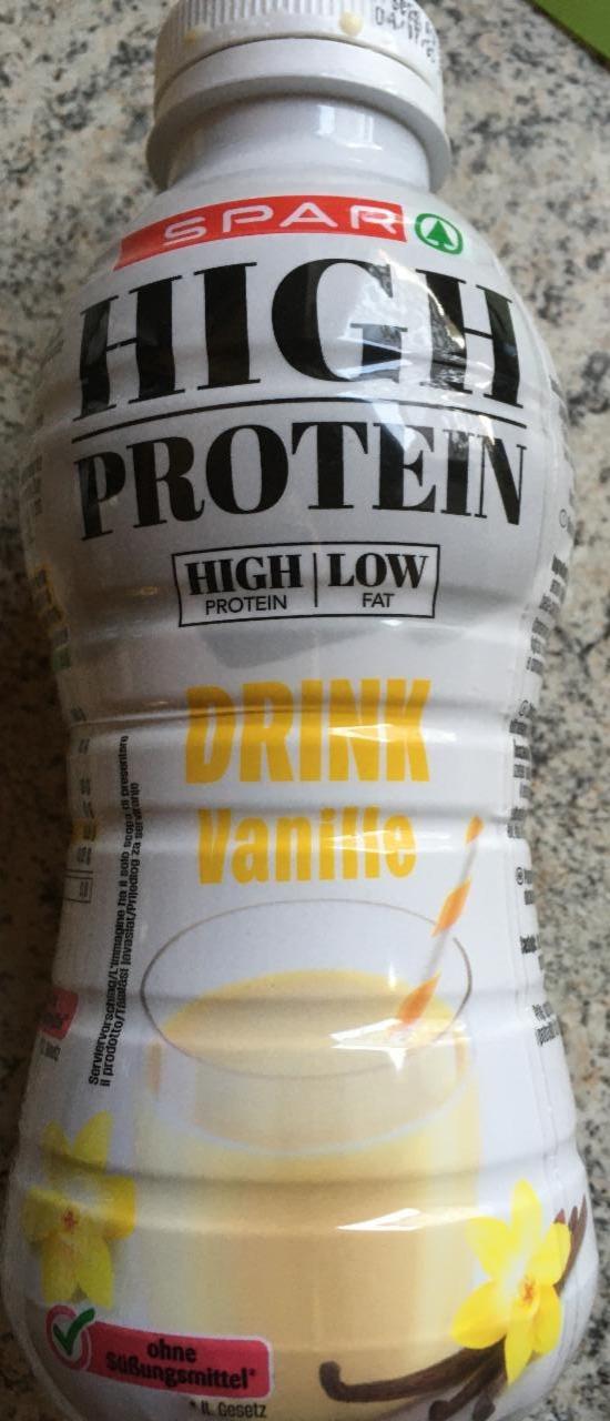 Fotografie - High Protein Drink Vanille Spar