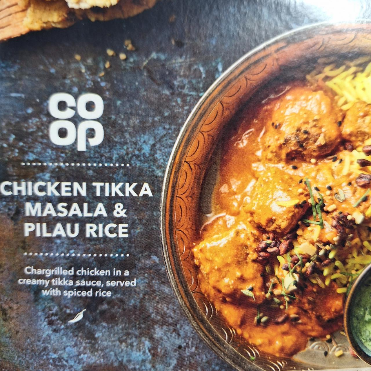 Fotografie - Chicken tikka masala & pilau rice Co-op