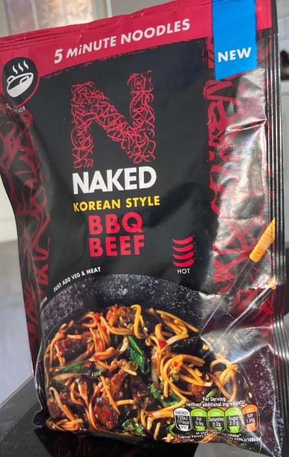Fotografie - Korean Style BBQ Beef Noodles Naked