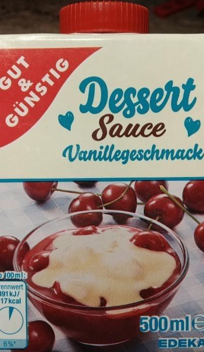 Fotografie - Dessert Sauce Vanillegeschmack Gut & Günstig