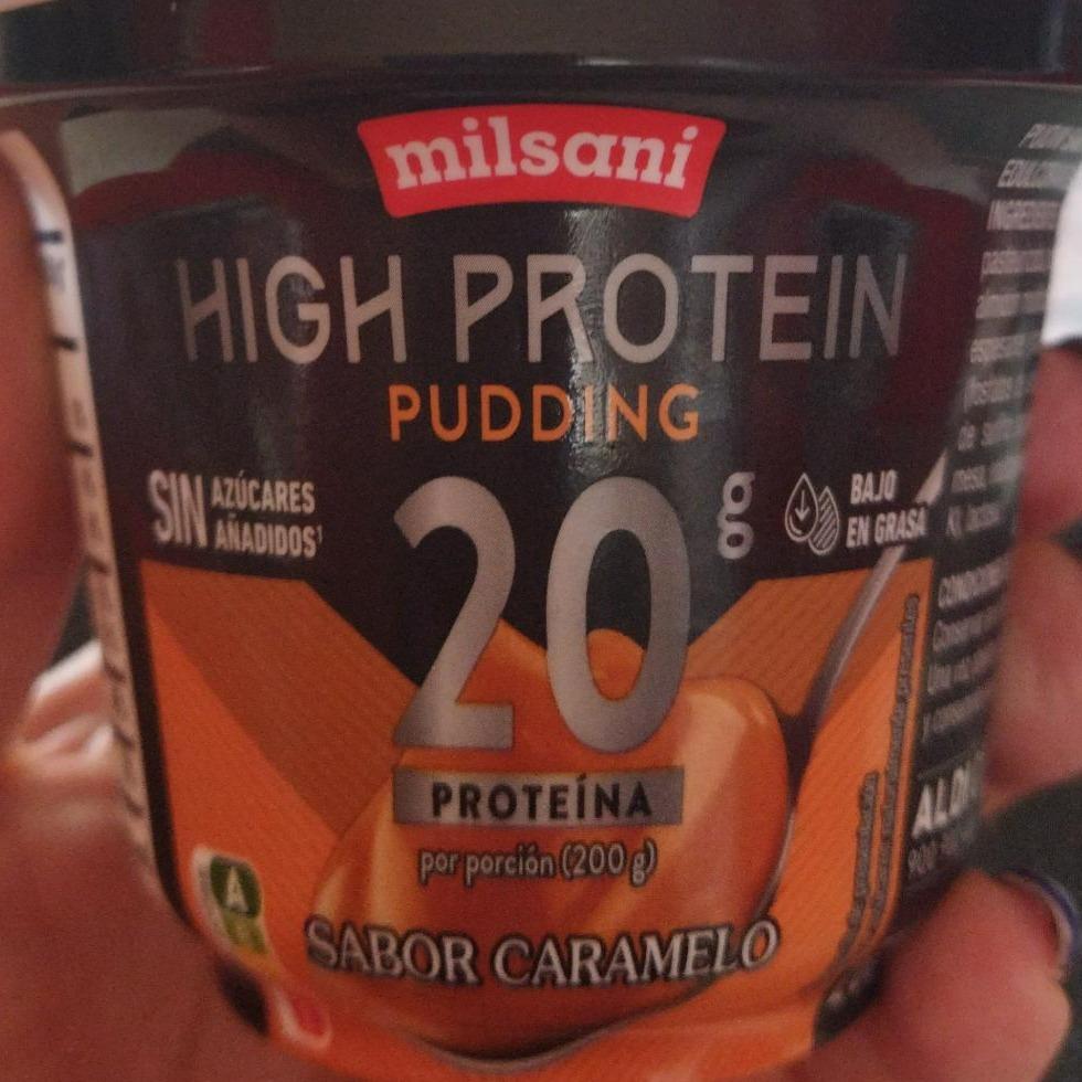 Fotografie - High protein pudding Sabor Caramelo Milsani