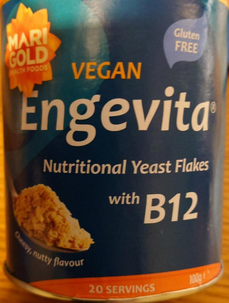 Fotografie - Vegan Engevita Nutritional Yeast Flakes with B12 Mari Gold