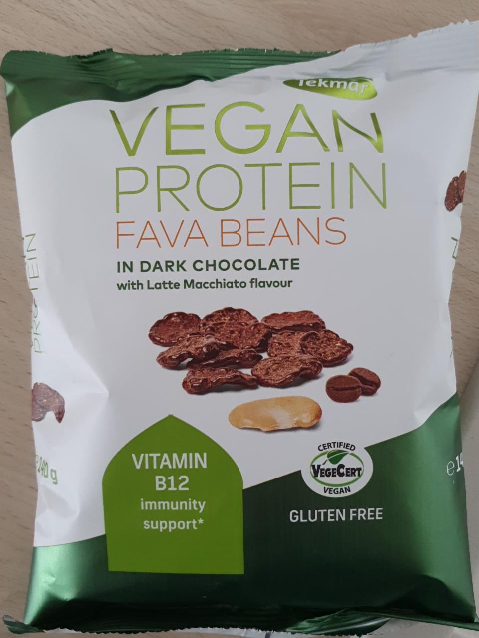 Fotografie - Vegan Protein Fava Beans in Dark Chocolaten Tekmar