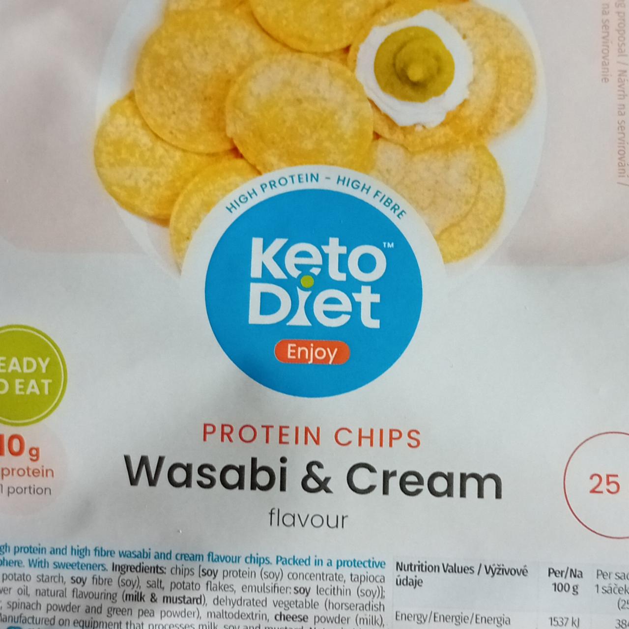 Fotografie - protein chips Wasabi a Cream Ketodiet