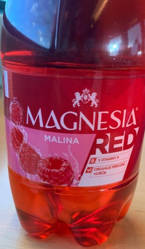 Fotografie - Magnesia Red malina s ovocnou šťávou s nízkým obsahem kalorií