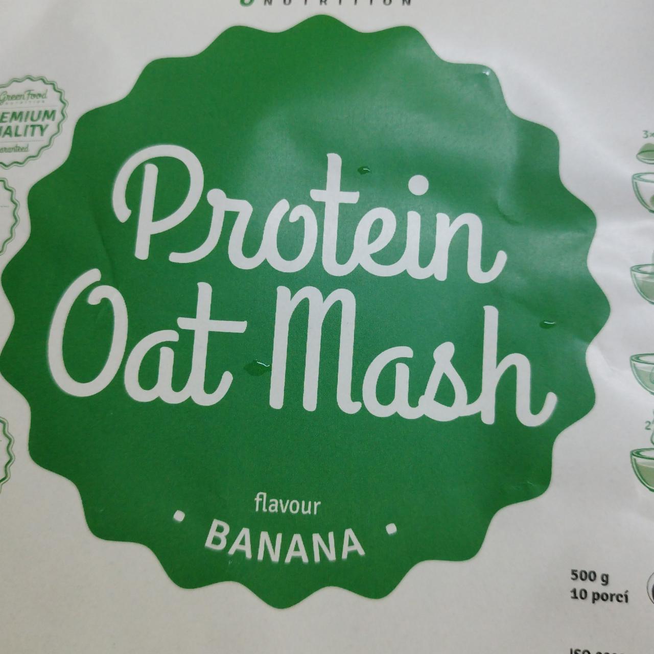 Fotografie - Protein Oat Mash Banana flavour GreenFood Nutrition