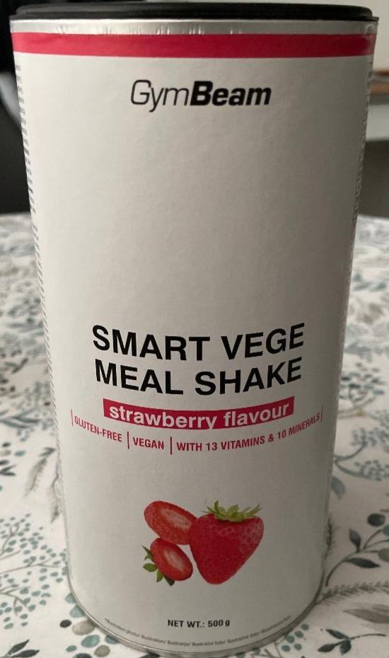 Fotografie - Smart Vege Meal Shake Strawberry flavour GymBeam