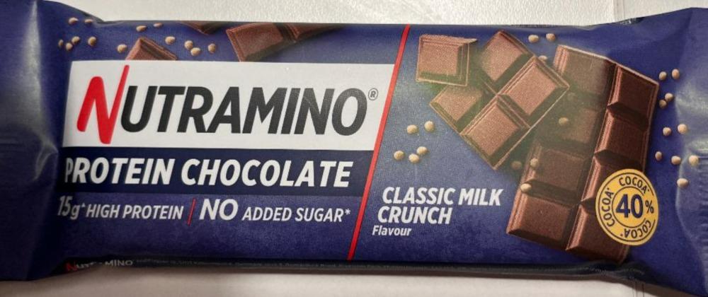 Fotografie - Protein Chocolate Classic Milk Crunch Nutramino