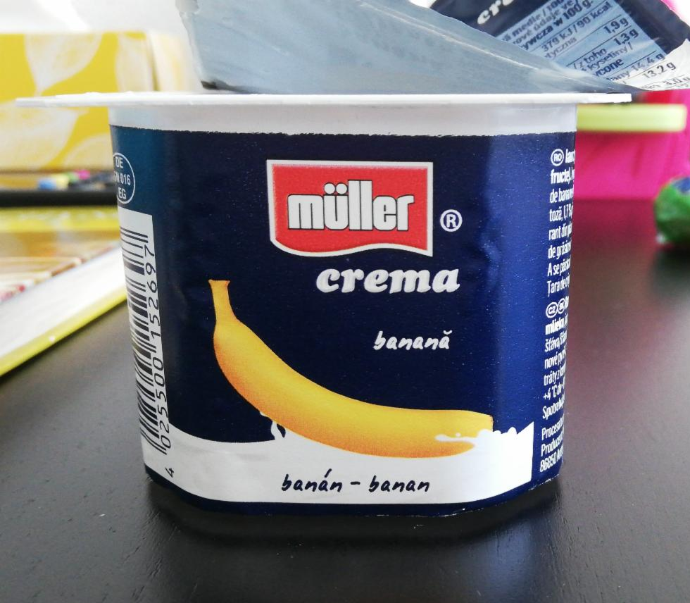 Fotografie - Müller crema banánový