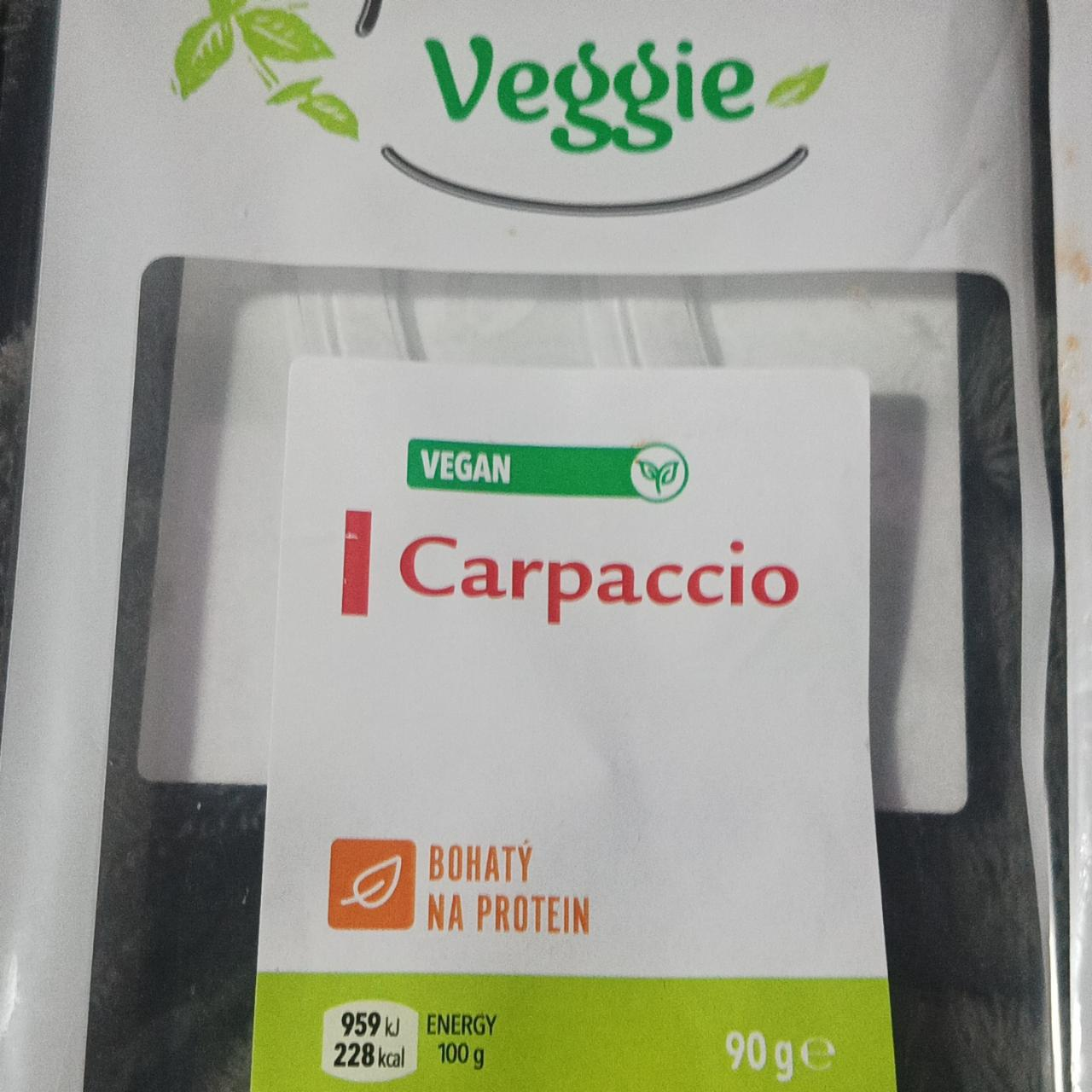 Fotografie - Carpacio veggie Natures Promise
