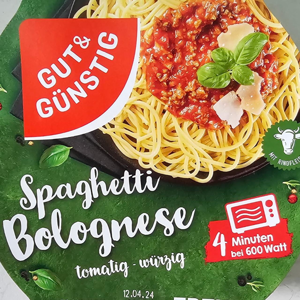 Fotografie - Spaghetti Bolognese Gut&Günstig